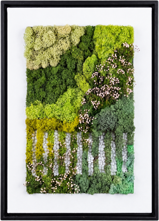 Simple Frame — #0538 — Handcrafted moss art by AguaClara Studio
