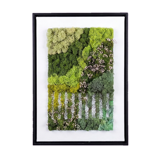 Simple Frame — #0538 — Handcrafted moss art by AguaClara Studio