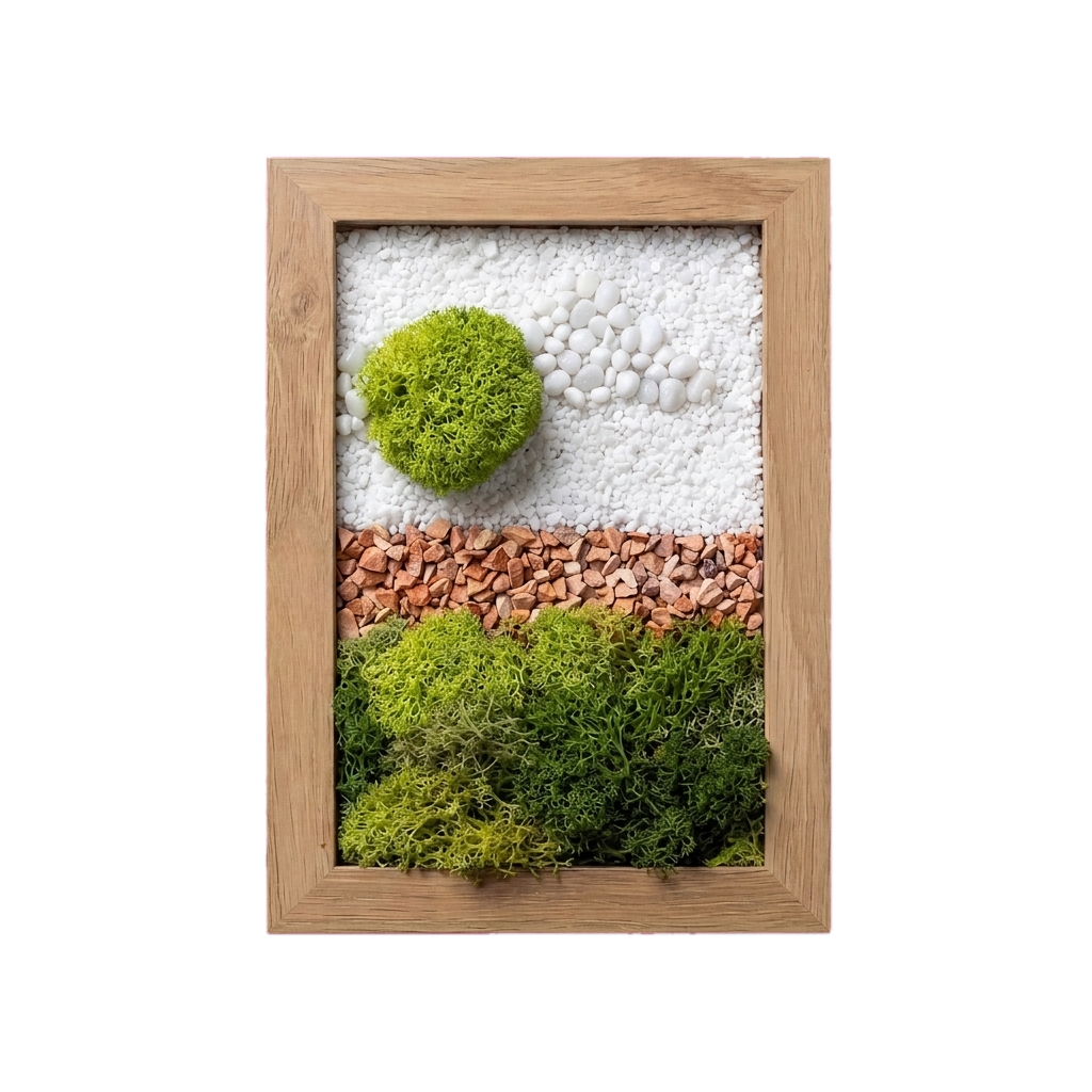 Small Format — #0616 — Handcrafted moss art by AguaClara Studio