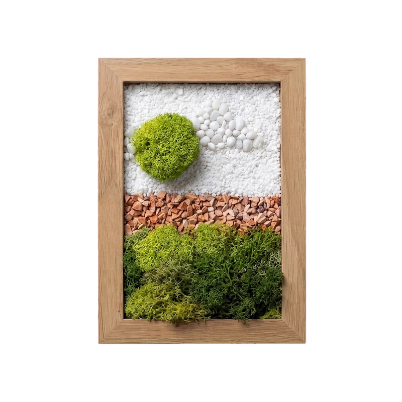 Small Format — #0616 — Handcrafted moss art by AguaClara Studio